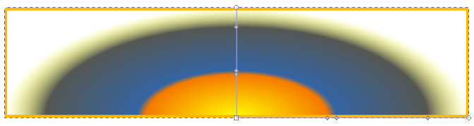 Move radial gradient